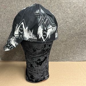 Welding Cap, cotton, lined, padded flap, deep cap, Reversible